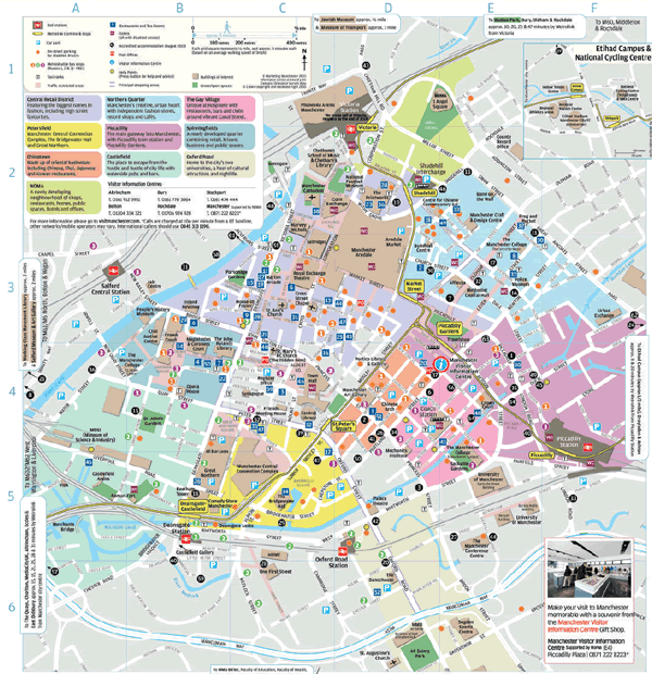 Map Manchester City Centre City Centre Map | Mbassador
